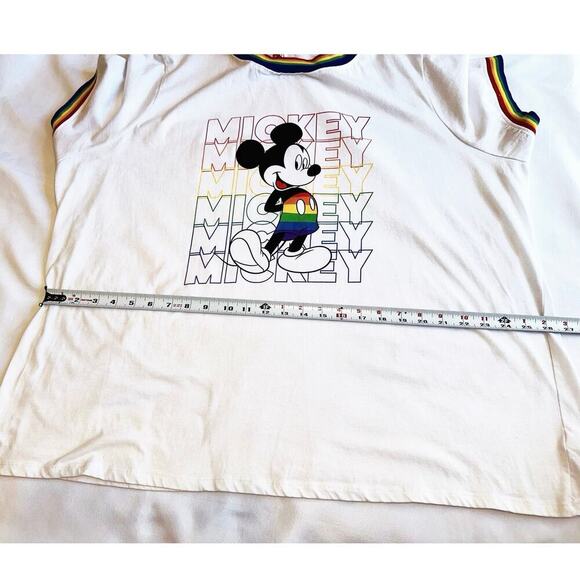 Disney Women's White Mickey Mouse Graphic Blouse - Picture 9 of 11